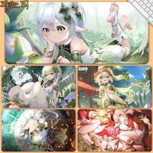 원신 귀여운 애니 장패드 나히다 데스크 마우스패드