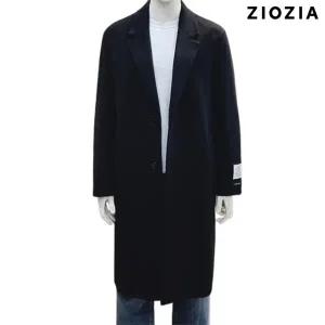 [리버스지오지아](하남점)프리미엄 핸드메이드 싱글 코트 ADF4CG1801_BK