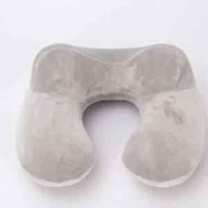 에어 목베개 휴대용 차량목베개 (그레이) (499Lj)