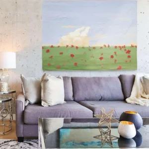 패브릭 포스터 지평선 유화 인테리어포스터 대형 L (48ycs)