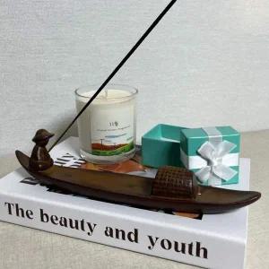 [골드스마일]인텐스홀더 세라믹 뱃사공 인센스 스틱홀더 향받침대