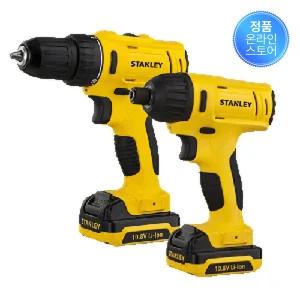 스탠리 충전콤보세트(드릴+임팩) SCDI1252-KR 10.8V(L1.5Ah) 21107020