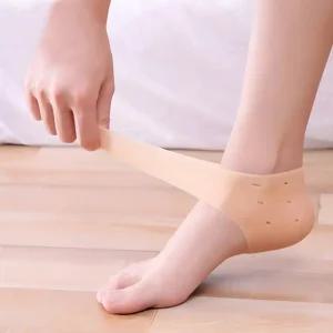 관리 발 보습패드 뒤꿈치 각질제거 양말 실리콘 풋케어