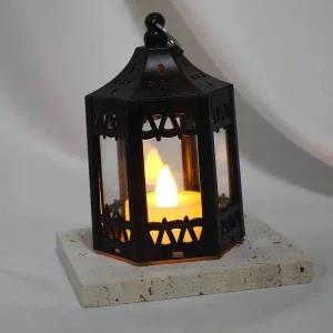 [골드스마일]캔들케이스 랜턴 블랙 캔들 홈 세트 미니 어 워머