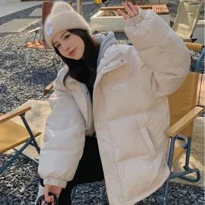 2color 여성 하프 웰론 패딩점퍼 w-padjp