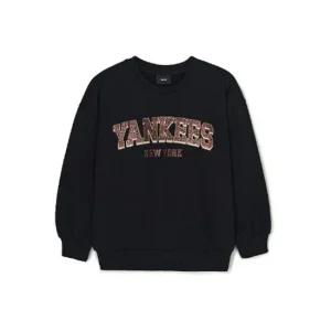 M MLB키즈긴팔티 GQC 7AMTV0446-50BKS 바시티 기모 맨투맨 뉴욕양키스