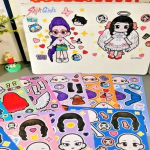 데몬헌터스 DIY 다이어리 스티커 다꾸 미라 더피 조이 kpop 헌트릭스 루미