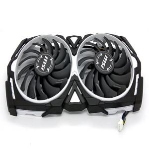 MSI RX570 ARMOR 8G 비디오 카드 PLD09210S12HH DC12V 0.40A 1Set 용 기존 쉘 프레임 팬