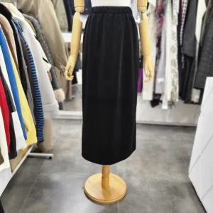 [밸리걸]벨벳 융기모 밴딩 H 롱스커트 823870