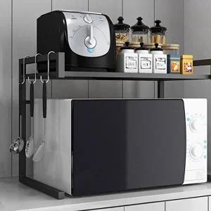 고품질 SM 전자레인지 2단 폭조절 선반 폭조절 2단폭조절선반 소형가전 주방가전 낙하방지 WFH0JCD