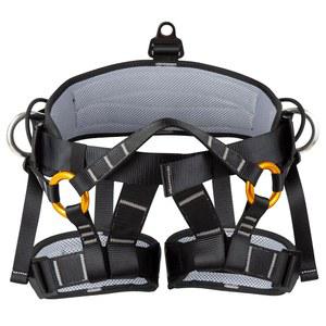 젤루가 15-227 고강도 낙상 보호 안전 하네스, 튼튼한 D-링이 있는 하프 바디 수목원 등반 하네스, 나무 작업용 안전 벨트, 등반, 건설, 블랙