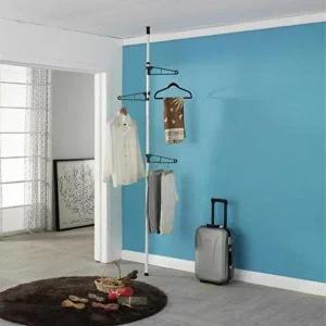 고품질 이동식 가정용 옷걸이 1단 행거 K.T 일반행거 거울옷장 8단서랍장 옷수납장 행거옷장 WFH0W9I