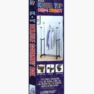 고품질 더블 이동식 KT 공간창출 수납 드레스 정리 헹거 거울옷장 옷수납장 행거옷장 서랍옷장 WFH0W9M