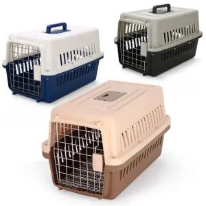 강아지켄넬 고양이켄넬 소형견 중형견 비행기 병원 이동장 캐리어 3호 65x44x43cm KN-3