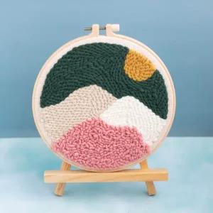 [골드스마일]DIY자수세트 초보자 입체 펀칭 십자수 패키지 공예 미술