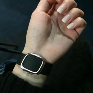 애플워치용 모던 버클 스트랩 45mm 41mm 42mm 44mm/40mm 가죽 팔찌 아이워치 시리즈 10 9 8 5 3 6 SE 7 2 4