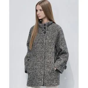 [하프클럽/레노마레이디]울알파카혼방 하이넥 아이리스 코트-CC41CT010