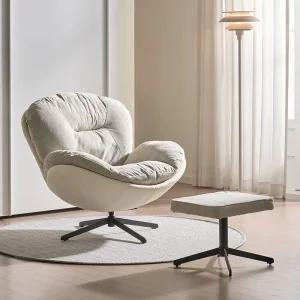 앳홈 컴포트 모유수유 임산부 편한자세 릴렉스 1인용 의자 소파+스툴포함