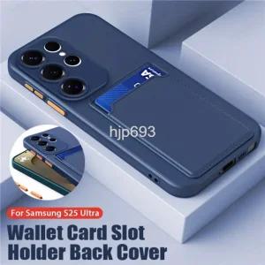  삼성 갤럭시 S25 S24 S23 S22 S21 S20 울트라 플러스 FE 엣지 카드 홀더 케이스용 액상 실리콘 A56 A55 A54