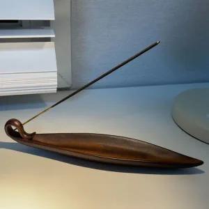 세라믹 나뭇잎 인센스 스틱홀더 향받침대