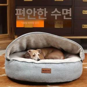 강아지빈백 침낭 사각 50X14CM 방풍