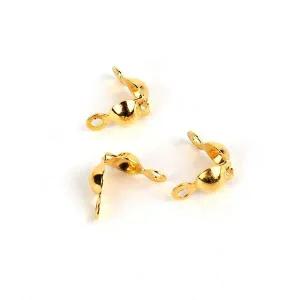 올챙이캡 골드 비즈공예부자재 200개입