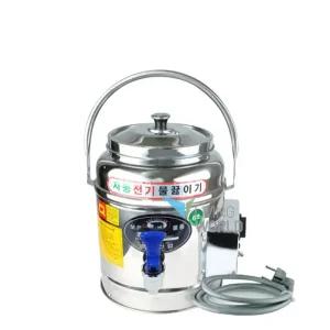 리빙월드 자동 전기물끓이기 전기물통 6호 / 행사용 업소용 스텐물통