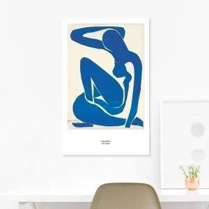 (35x55cm) 앙리마티스 명화 캔버스액자 푸른누드