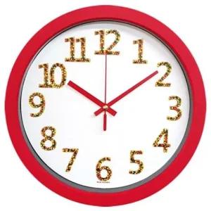 GB4658 무소음 과일 벽시계 레드 28cm 제조한국 벽시계 무소음시계 모던시계 홈데코시계 인테리어벽시계