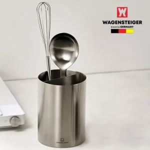 갤러리아 원형 스텐 조리기구통 수저통 정리함 보관함 조리도구통 수저꽂