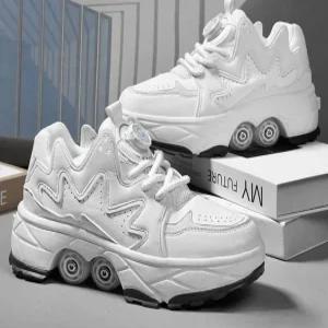 롤러 슈즈 4륜 스케이트 휠리스 취미 신발 로라 성인 성인용 남녀공용 스케이팅 륜 변형