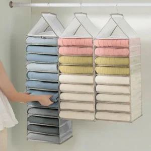 (옵션 6단)수납 양말 오거나이저 속옷 걸이형 정리함 보관함
