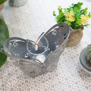 ksr 빈티지 나비 촛대 (실버)