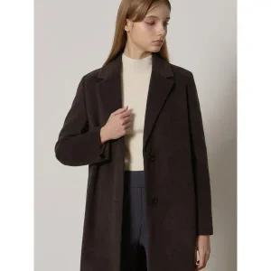 [쉬즈미스]롱 쉐브론 패턴 소프트 코트 택가격 368000원 _P411117458