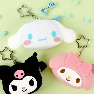 [콩심팥심]여아동전지갑 작은파우치 실리콘 동전지갑