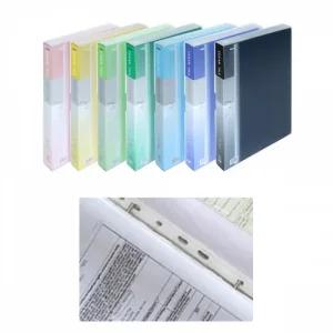 철제장식 A4 내지분리형 80P 클리어파일