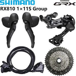 SHIMANO GRX RX810 1X11 속도 그룹 세트 브레이크 뒷 변속기 CS-M8000/M5100 42T 46T 원래 자전거 부품