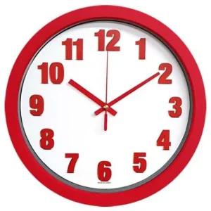 GB4676 무소음 3D 레드 벽시계 레드 28cm 제조한국 벽시계 무소음시계 모던시계 홈데코시계 인테리어벽시계