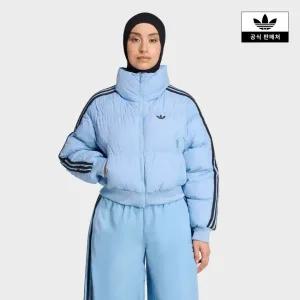 [아디다스오리지널스](하남점)[아디다스코리아공식] 아디컬러 크롭 합성 다운 퍼퍼 [JX2969]