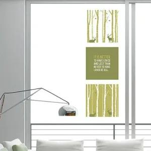 자작나무프레임 디자인스티커 시트지 벽지 포인트 W249719