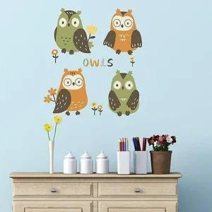 얼반아울 디자인스티커 시트지 벽지 포인트스티커 W249718