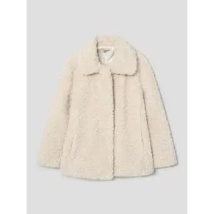 에잇세컨즈 부클레 시어링 코트 아이보리