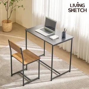 [리빙스케치] 에뛰드 800x500 테이블  2인 식탁 원룸 책상 스터디룸 카페 업소용