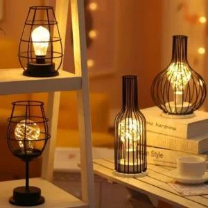 와인앤쿡북유럽풍 철제프레임 테이블 조명