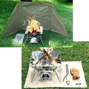 고품질 방염매트 증정 캠핑문 난연 방염 바람막이 B-660 (WFFRISA)