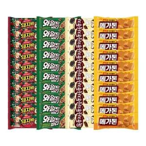 [신세계라이브쇼핑]크리스마스 스페셜 에디션 돼지바 x10개+옥동자 x10개+와일드바디 x10개+메가톤바 x10개