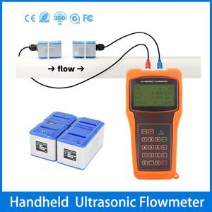 휴대용 초음파 유량계 TUF-2000H 클램프 온 IP68 디지털 액체 파이프 라인 센서