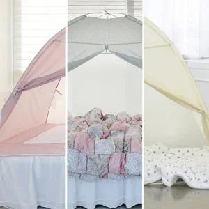 더블 난방 텐트 접이식 2인용 실내 원터치 난방 텐트 겨울 휴대용 간이