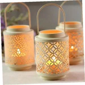 [골드스마일]철제캔들홀더 릴리즈 철제 캔들홀더 양초 티라이트 거치대 화이트