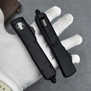 UTX 85 시리즈 M390 블레이드 방어 테크나이프 핸들 OTF 자기 CNC 캠핑 야외 울트라 알루미늄 나이프 포켓 도구